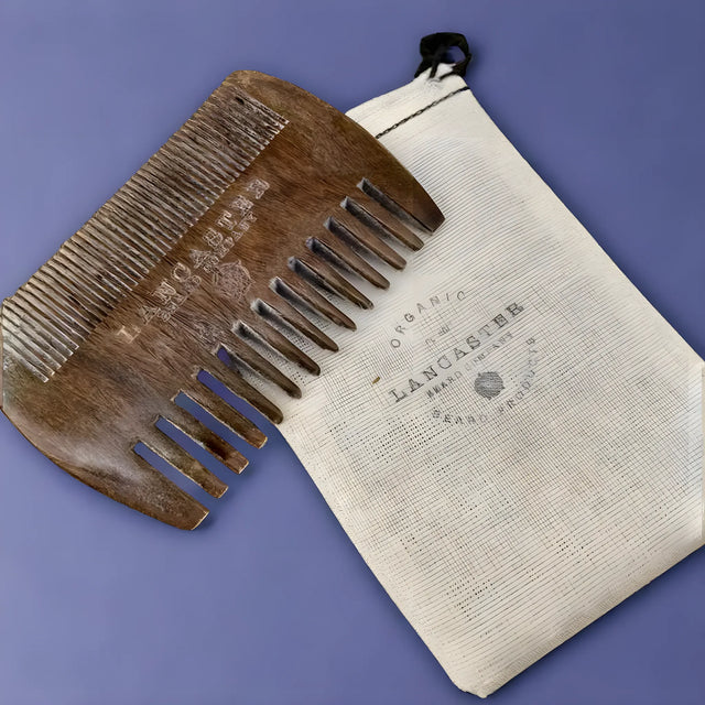 Sandalwood Beard Comb With Muslin Bag