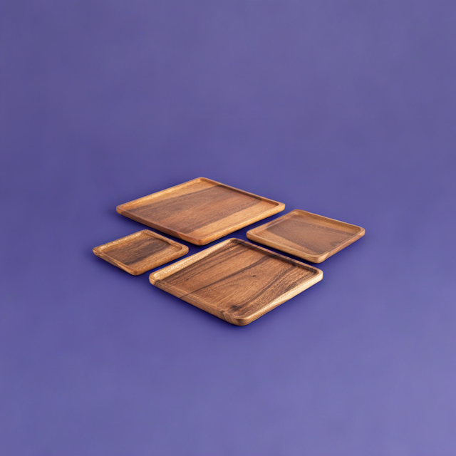 Wood Nesting Trays - Set of 4