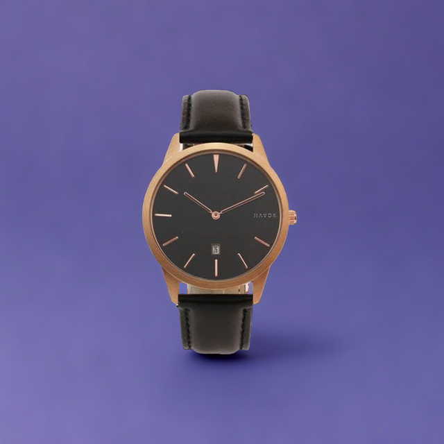 Rose Gold Havok Watch - 40mm