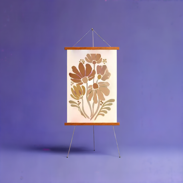 Vintage Flowers Meditative Art Paint by Number Kit