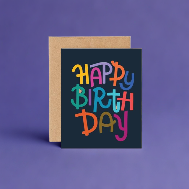 Happy Birthday Greeting Card