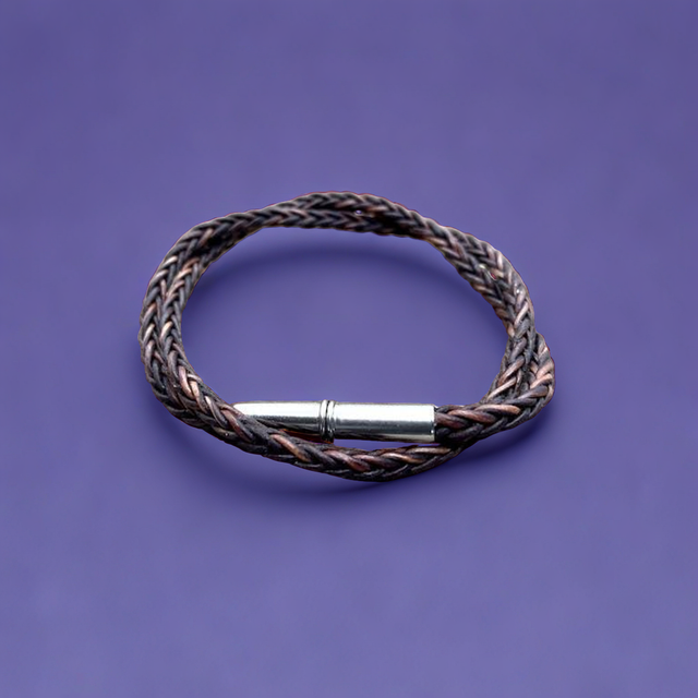 Flint Silver Braided Bracelet - *Limited Supply*