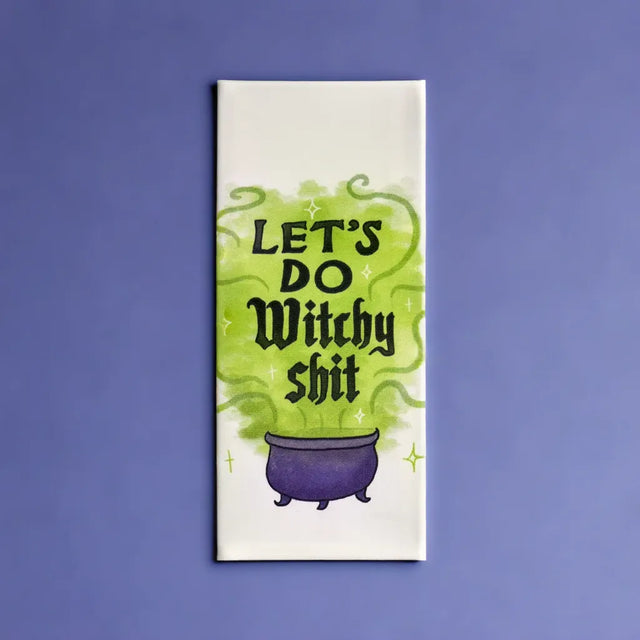 Let's Do Witchy Shit Dishtowel