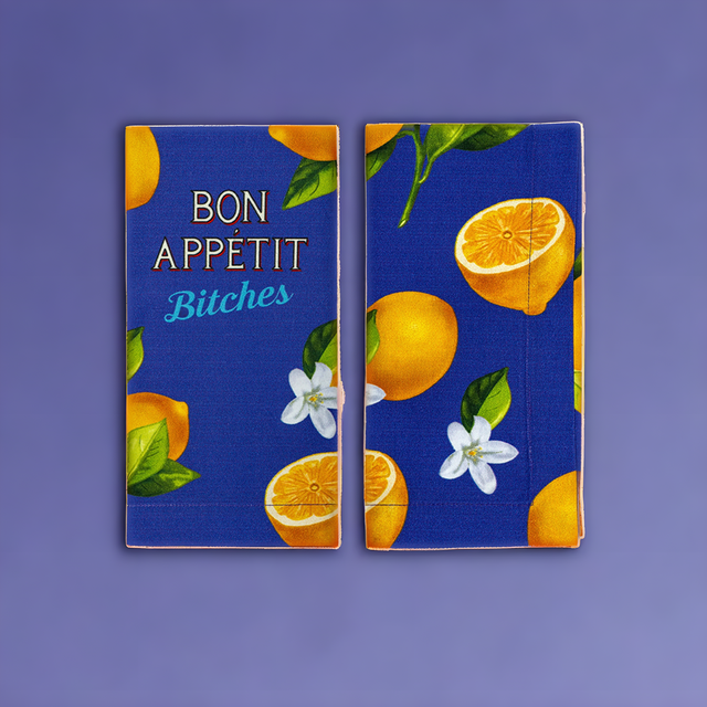 Bon Appetit Bitches Napkins - Set of 4