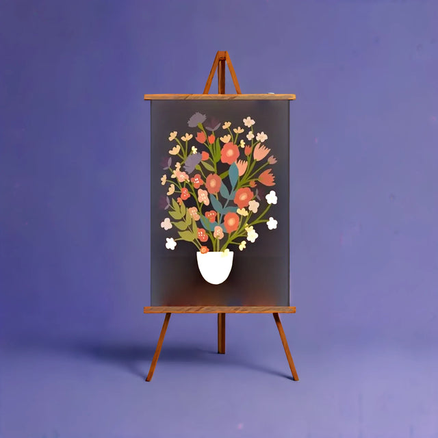 Flower Bouquet Meditative Art Paint by Number Kit