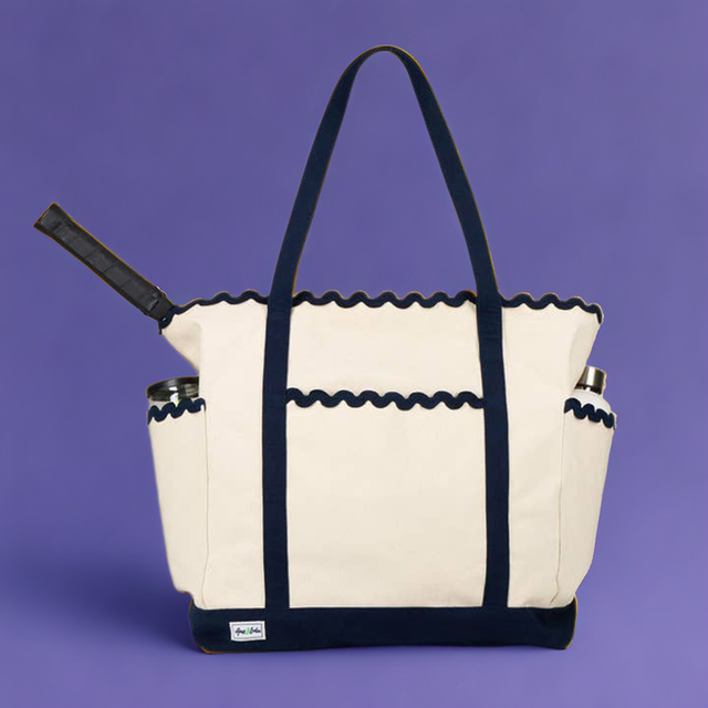 Scalloped Tennis Tote