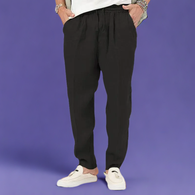 Casual Solid Color Straight Pants