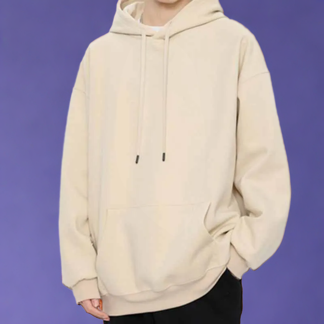 Casual Basic Solid Color Long Sleeve Hoodie